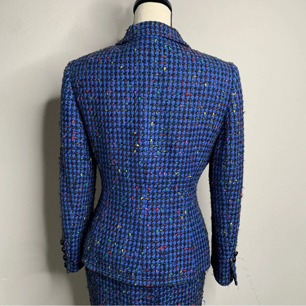 Carlisle Vintage Tweed Two Piece Skirt Suit Set